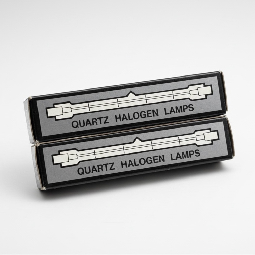 2 Pack Bulbrite 300W Halogen Light Bulbs T3 Type